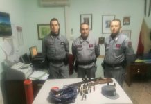 fucile carabinierei forestali cosenza