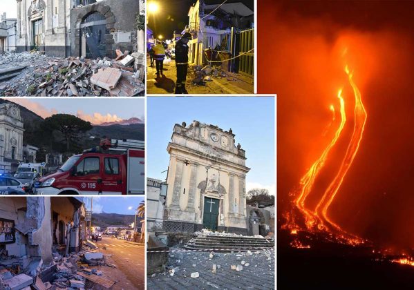 terremoto Zafferata Etna