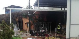 Incendio distrugge locali lavanderia in villaggio turistico Marlusa a Sibari