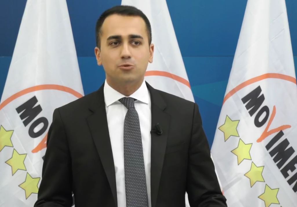 Luigi Di Maio conferenza stampa