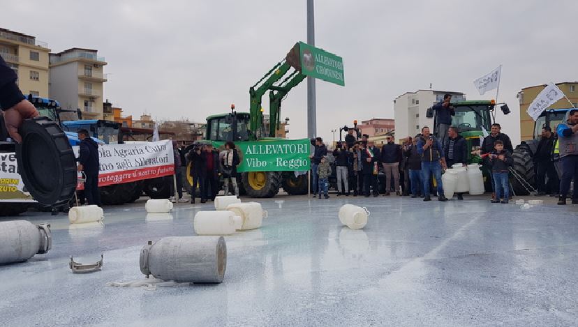 protesta allevatori calabria