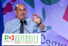 Il neo segretario del PD Nicola Zingaretti