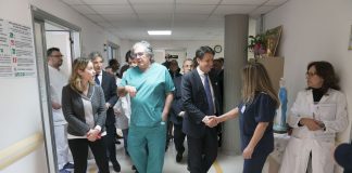 Conte Grillo in ospedale Calabria