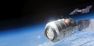 cargo Cygnus in volo verso la Stazione Spaziale