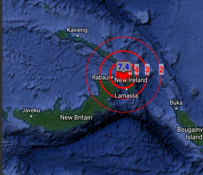 terremoto Papua Nuova Guinea